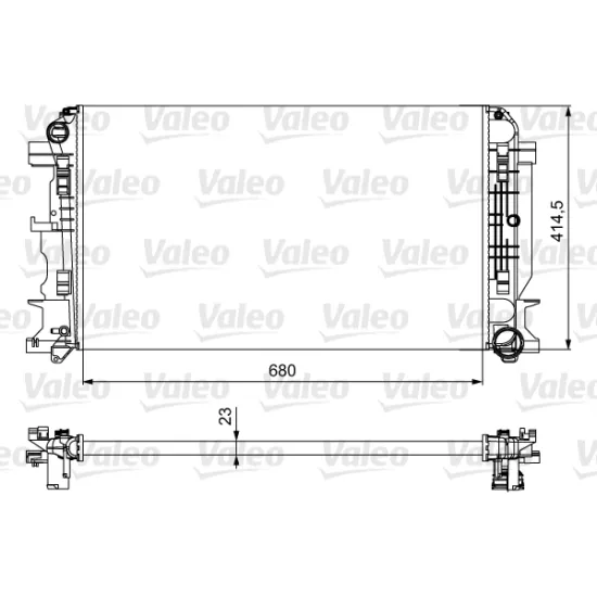 SU RADYATORU-680X415X23 (MERCEDES SPRINTER 06-)