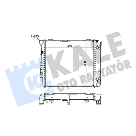 RADYATÖR (MERCEDES BENZ COUPE / KOMBI / Saloon)