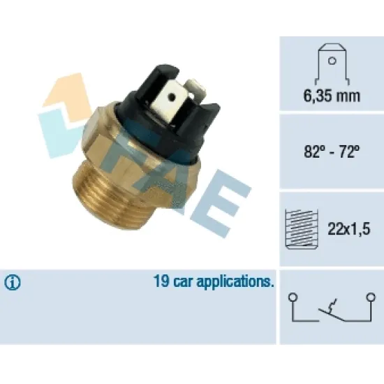 FAN MUSIRI 82-72°C M131-R9-R11-J9