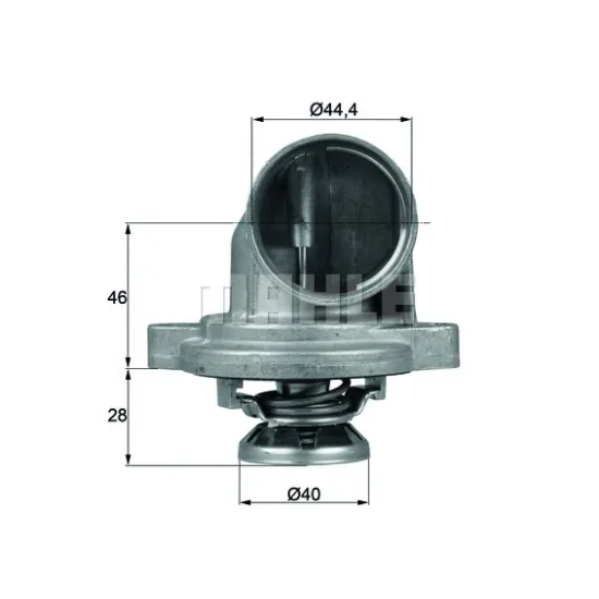 TERMOSTAT 80°C METAL GOVDELI ( MERCEDES OM601 VITO 110 D )