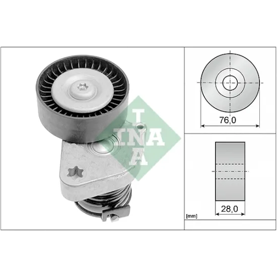 KAYIS GERGI RULMANI (KUTUKLU) MERCEDES M271 / W203 02/07 CL203 02/08 W204 07/14 W211 02/08