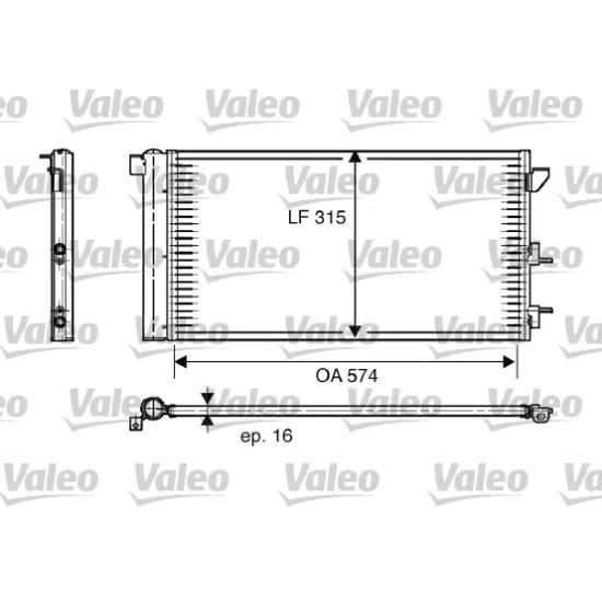 KLIMA RADYATORU ( FIAT PANDA 1.2 1.3JTD 04 )