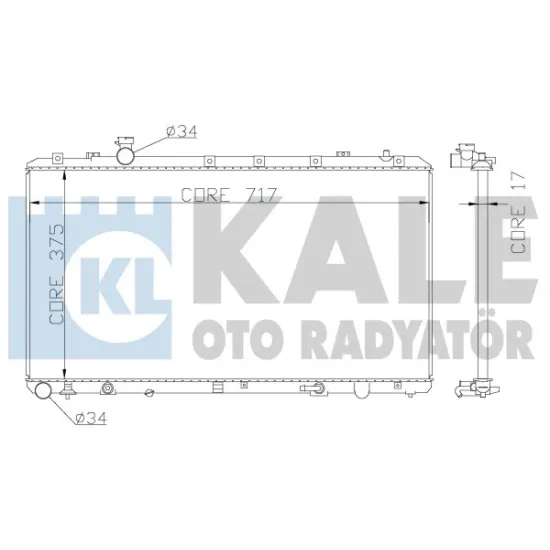 SU RADYATORU (SUZUKI SX4 1.6 VVT4×4 06/718×375X16 OTOMATIK SANZUMAN )