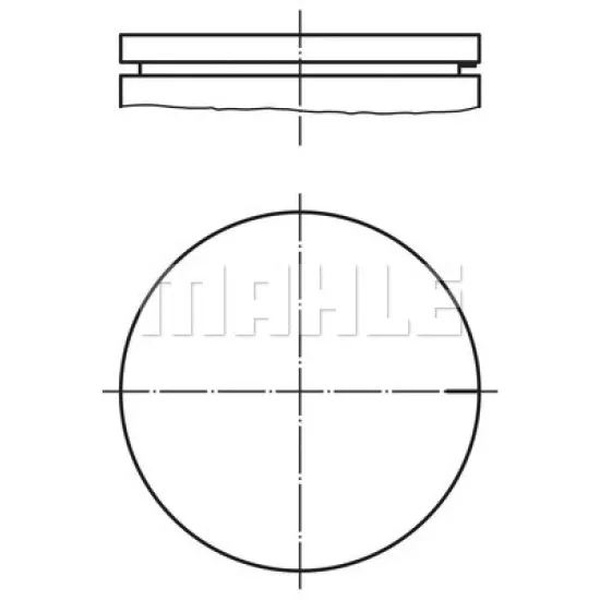 PISTON + SEGMAN STD 75.80 MM ( RENAULT R19 - CLIO - KANGOO 1.4I )