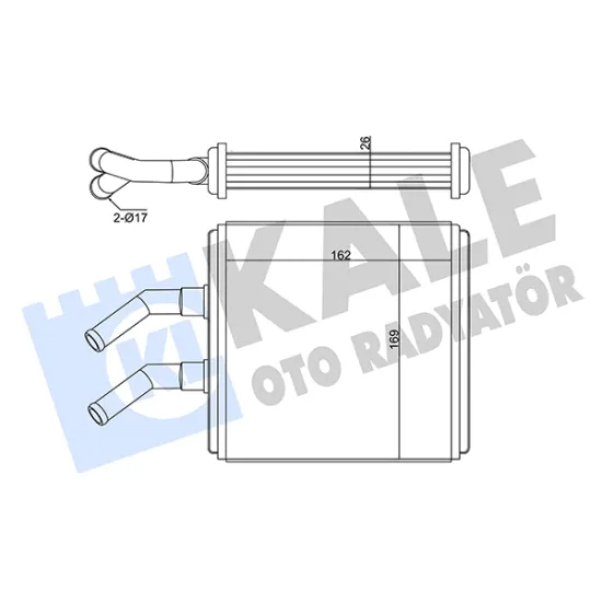 KALORIFER RADYATORU KIA RIO 2000-2005