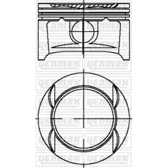 PISTON+SGM (ADET) STD ASTRA.H 1.4 16V *Z14XEP* *73.4*