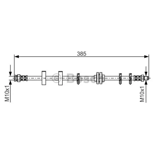 HORTUM FREN ARKA R/L-(SUZUKI GRAND-VITARA 06/12 )