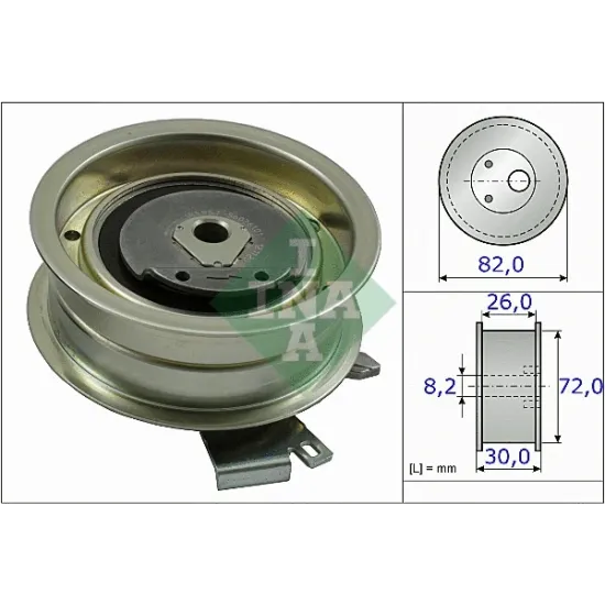 TRIGER GERGI RULMANI (VW GOLF 98-09 PASAT 97-08 POLO 02-10 AUDI A3 97-08 AUDI A4 95-08) AKL-BSE-BFQ