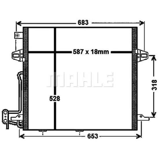 KLIMA RADYATORU X164 06>12 W164 05>11 W251 06>12