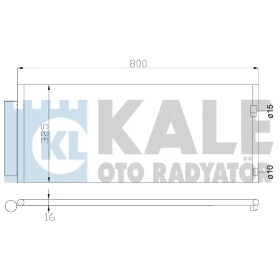 KLIMA RADYATORU HONDA JAZZ 1.2 1.4 2008-/