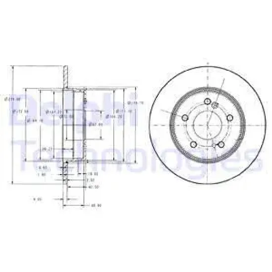 DISK ARKA 96-07 C-SERI (W202-W203) E-SERI (W124-W210)