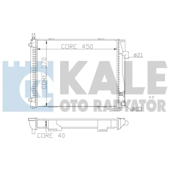 MOTOR SU RADYATORU W124 [M103 M104] OTM/SANZ (KLIMASIZ)