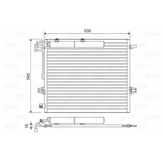 KLIMA RADYATORU (MERCEDES-BENZ W164 GL320 (06+) ML320 (05+) W251 (07+))