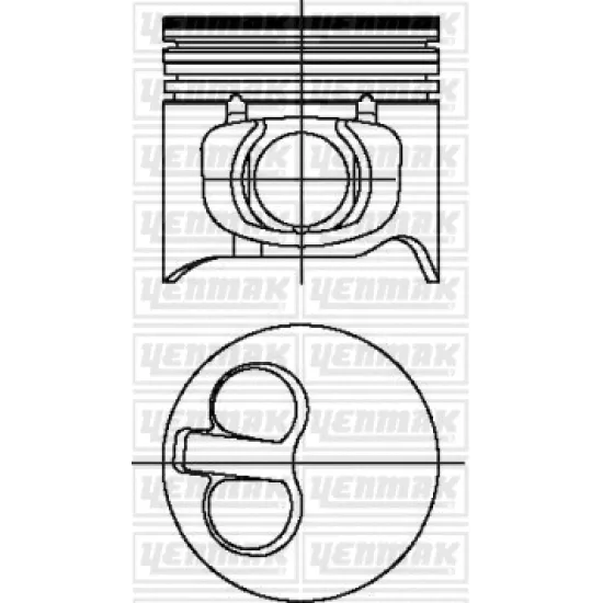 PİSTON SEGMAN STD DUCATO / BOXER / JUMPER 2.8D 85HP EURO2 ADET 94.4mm