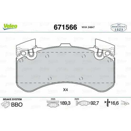 FREN BALATASI ON-  AUDI A6 11-18  A7 11-18