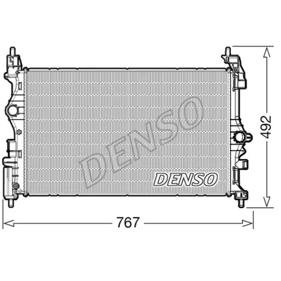 SU RADYATORU (OPEL CORSA E 1.3 CDTI 14- ADAM 1.0 14-18 )