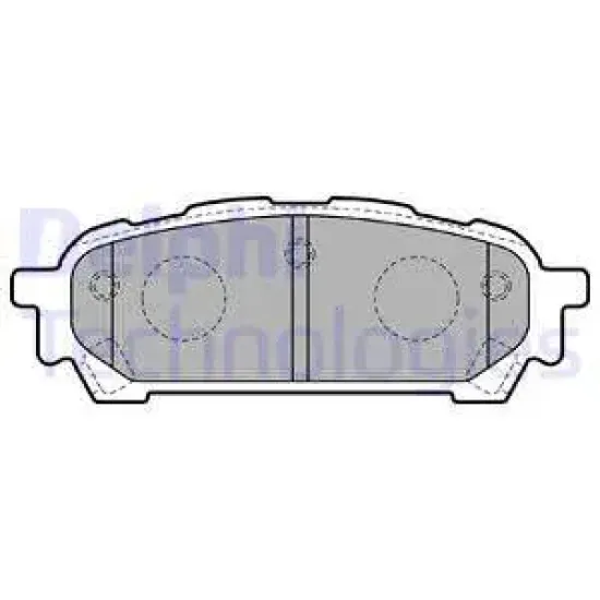 BALATA FREN ARKA-(SUBARU IMPREZA 00/07/FORESTER 03/08 )