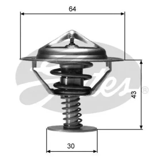 TERMOSTAT 82C ( MITSUBISHI L200 CR 06/ 2.5 D-ID / NISSAN NAVARA 2.5 DCI 05/ )