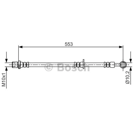 FREN HORTUMU SAG ON (SUBARU FORESTER (SH)-(SJ)-(XV)-(GP) 08-