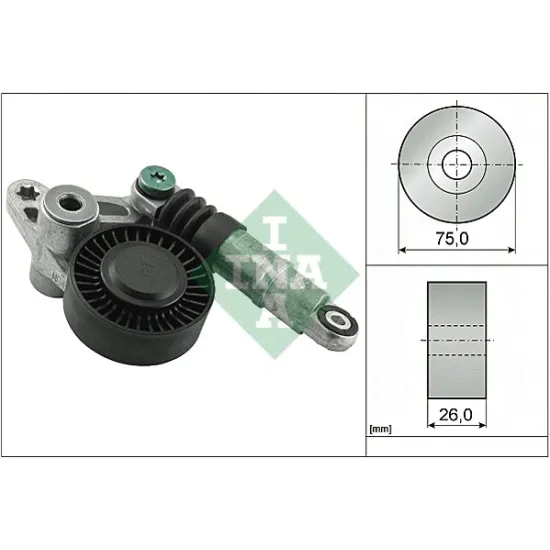 V KAYISI GERGI RULMANI (AUDI A4 A6 A8 Q7 2.7 TDI 3.0 TDI QUTTRO 06-)