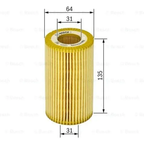 YAG FILTRESI ( MERCEDES OM613 / W211-W220 CDI C30-E320-E280-S320 )