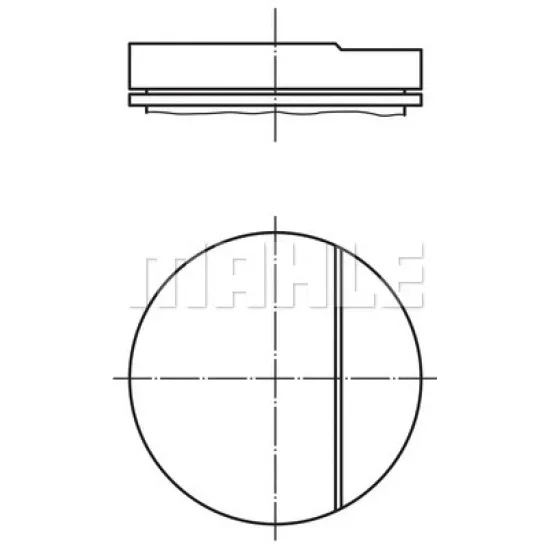 PISTON + SEGMAN 0.50 77.6 MM ( OPEL ASTRA CORSA CDX TIGRA 1.4I 16V X14XE )