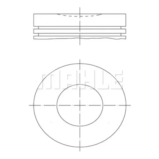 PISTON+SEKMAN 85MM (PEUGEOT 206 307 407 EXPERT 2.0 16V EW10 J4 )