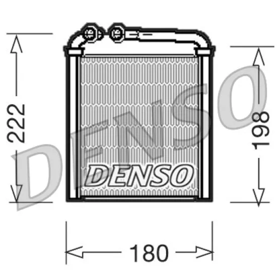 KALORIFER RADYATORU (VW GOLF 12-13 PASSAT 11-15 SKODA SUPERB 14-15)