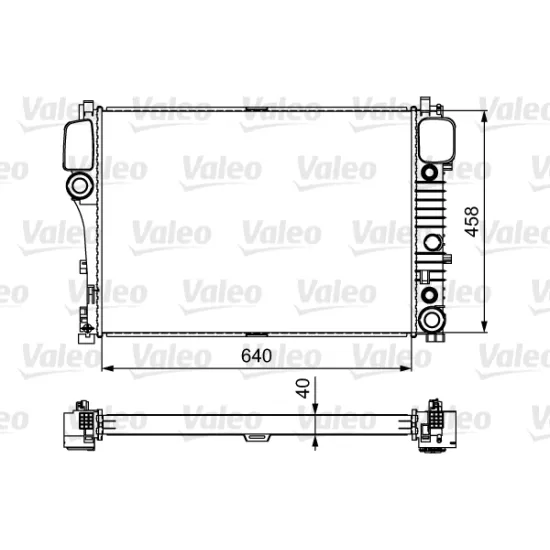 SU RADYATORU (MERCEDES W221 S 420 450 500 600 12.05-/)