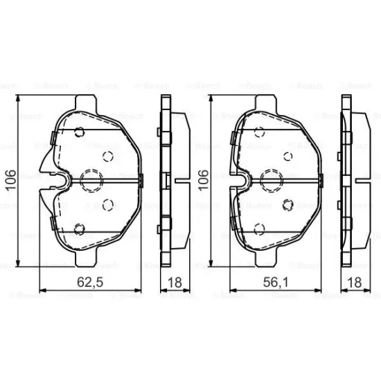 FREN BALATA ARKA 10> BMW 5.SERI-F10-F11 -FIS