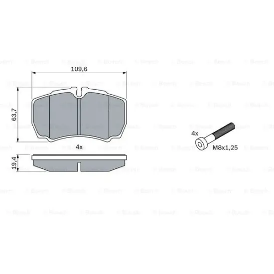 ARKA DISK BALATA ( FORD TRANSIT V.347 JUMBO 200PS 06/ )