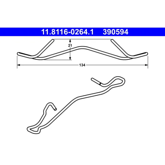 KALIPER YAYI ON (RENAULT CLIO IV 12- / DACIA LOGAN 08 - / SANDERO 12-) (TOYOTA YARİS 05-12 / FORD FİESTA 95-10 – FUSION 02-1