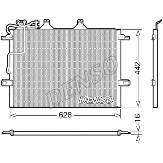 KLIMA RADYATORU C219 04>10 W211 02>08 S211 03>09