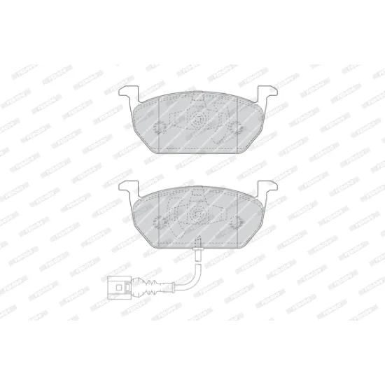 ON FREN BALATASI-KABLOLU- (VW GOLF 13-  AUDI A3 13-16  SEAT LEON 13-)