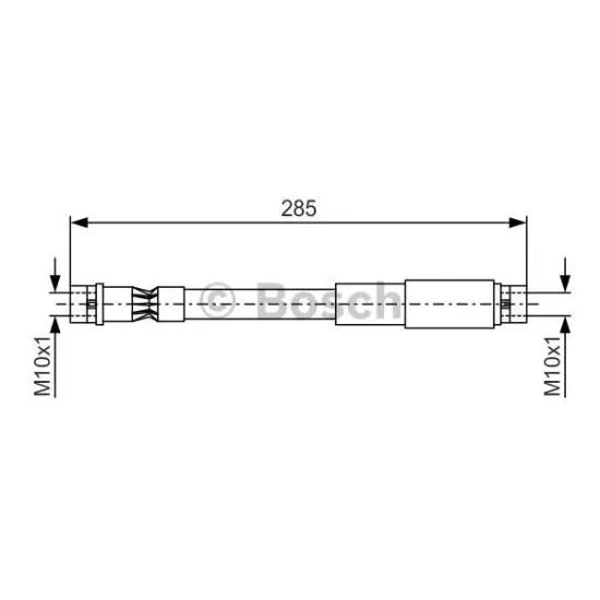 HORTUM FREN ARKA SOL-(NISSAN QASHQAI 07/12 )