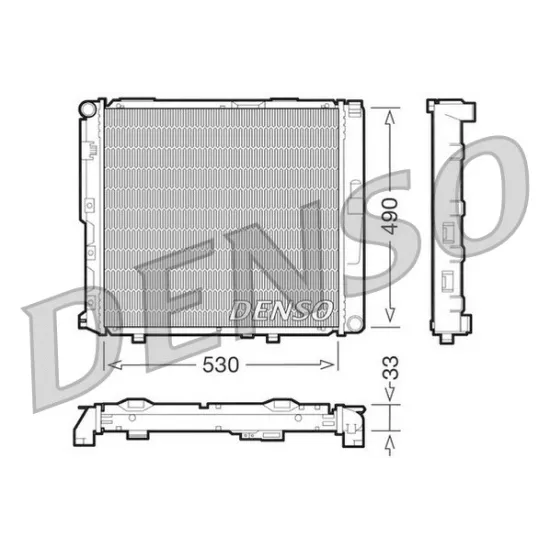 MOTOR SU RADYATORU (OM601, OM602, KLIMALI) W124 85>93 S124 89>93