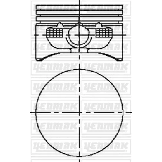 PISTON+SGM (ADET) STD ASTRA.G 1.6 16V *Z16XE* *79*