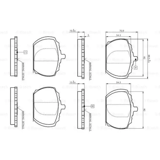 FREN BALATASI ON RANGE ROVER I 85>90 DEFENDER 90>94 TRANSIT IVECO 78>92 DAILY I 78>89