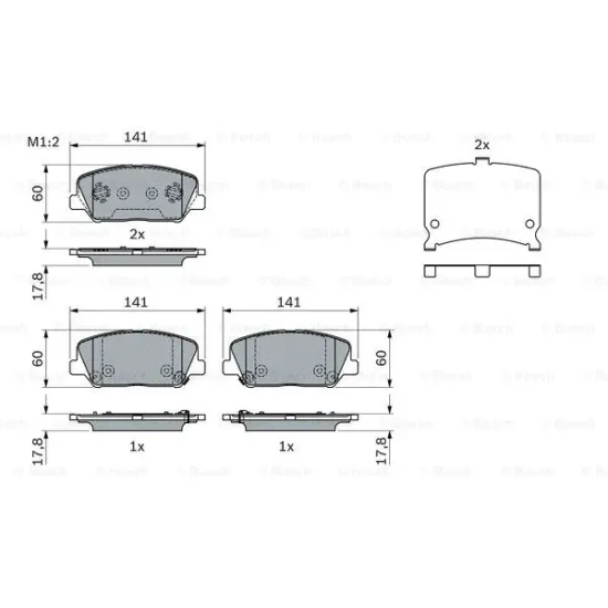 FREN BALATASI ON HYUNDAI ELANTRA 2011-/ ELANTRA 2016-/ I30 2011-/ SANTAFE 13-/ KIA OPTIMA 2012-/ CERATO 2015-/ CEED 12-/ CARENS 12-/