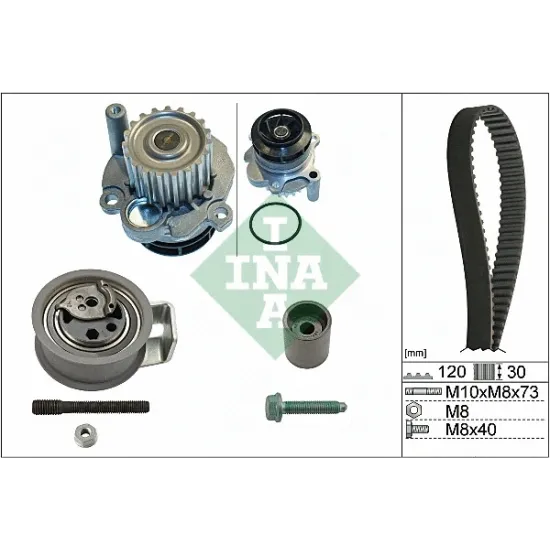 TRIGER SETI + SU POMPASI ( VW POLO 01-05 IBIZA 02-09 SKODA FABIA 00-08) ATD-AMF