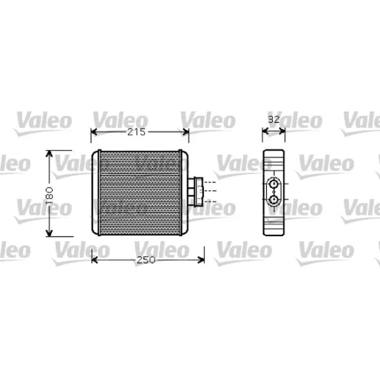 KALORIFER RADYATORU (VW POLO 02-15 SEAT IBIZA 02-12 SKODA FABIA 00-10)