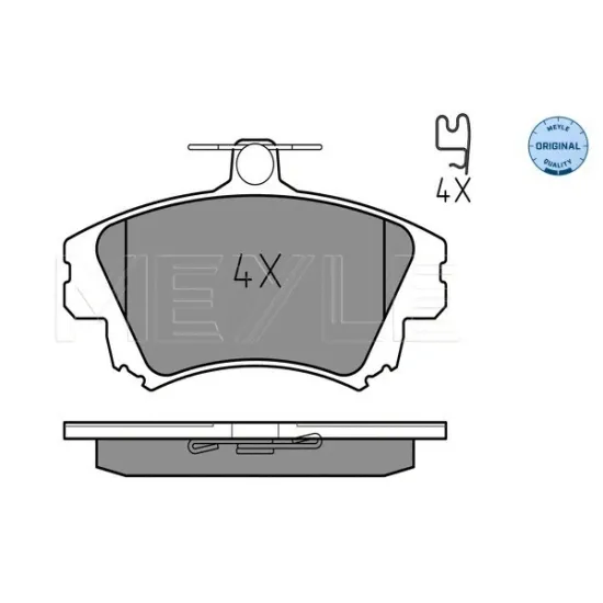 BALATA FREN ON VOLVO (S40-V40) (98-04) / (MITSUBISHI CARISMA 1.6 96/00)