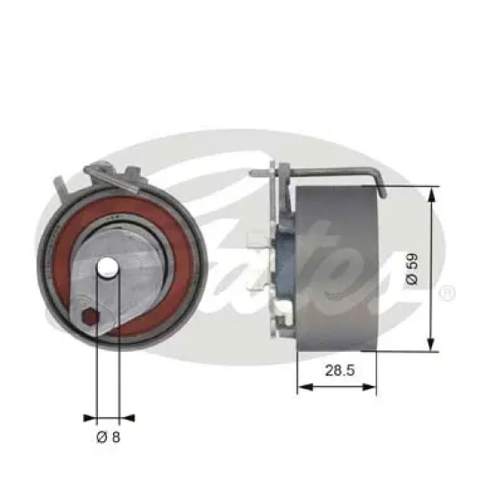 TRIGER GERGI RULMANI ( RENAULT CLIO II III TWINGO 1.2 16V D4F )