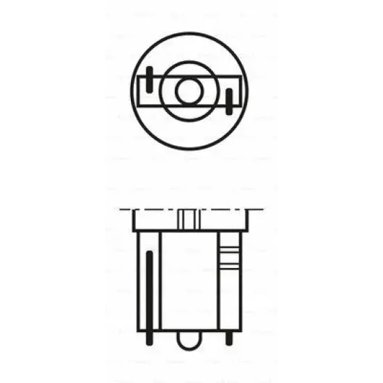 AMPUL 12V T5 1 2W W2X4 6D PURE LIGHT