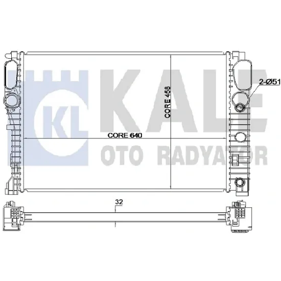 SU RADYATORU BRAZING RADYATÖR A/T (MERCEDES CLS 500E 220E 200E 500)