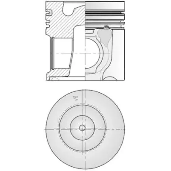 PISTON SET GOMLEK LASTIKSIZ VOLVO PENTA DEUTZ MOTOR TAD550GE TAD551GE TAD750GE TAD751GE TAD752GE TAD