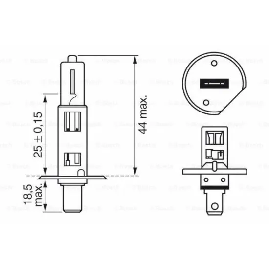 24V STANDART H1 AMPUL 70W