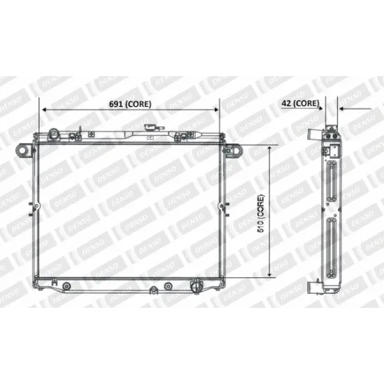 SU RADYATORU (TOYOTA LAND CRUISER 100 4.7 98=/ AT )