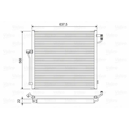 KLIMA RADYATORU ( MERCEDES X166 12/15 W166 15/18 C292 15/19 )