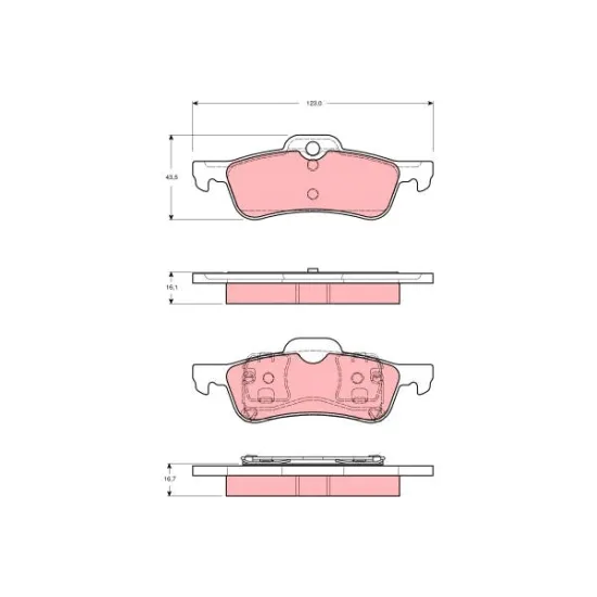 FREN BALATASI ARKA MINICOOPER R50-R52-R53